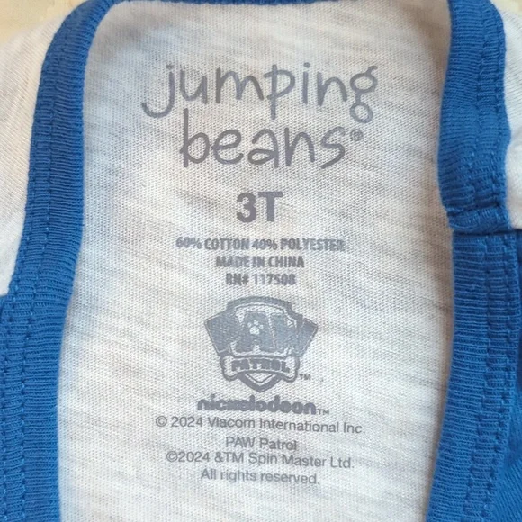 Jumping Beans Blue and Gray Tank Top with Paw Patrol Design - Picture 3 of 4